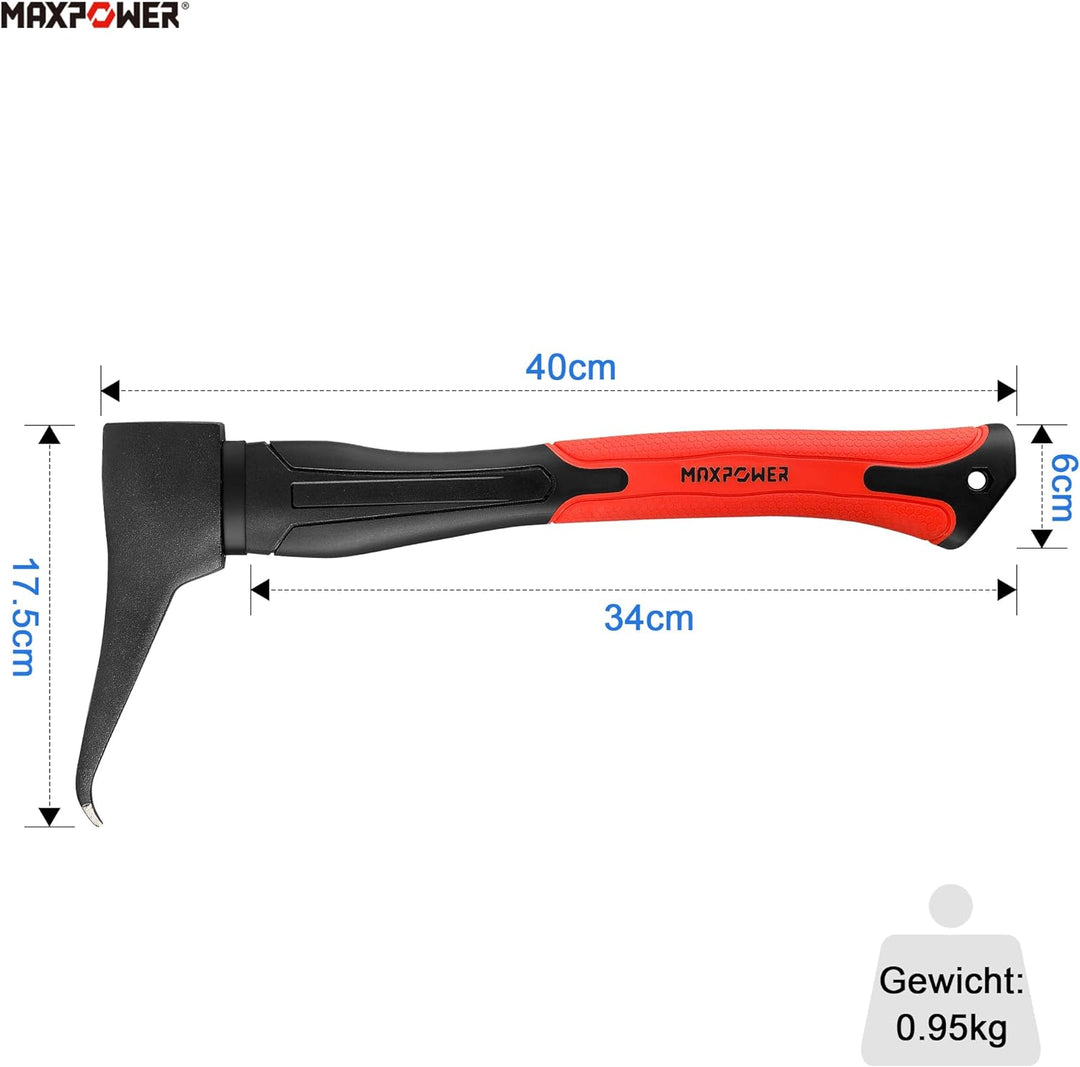 MAXPOWER 40cm Sappie 0.95kg Handsappie Stark und Robust TPR-Griff