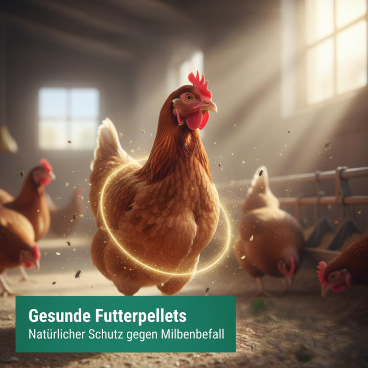 Agrarzone Hühnerfutter gegen Milben Pellets 20 kg – Österreichische Hühner Futter Pellets – Wirksame