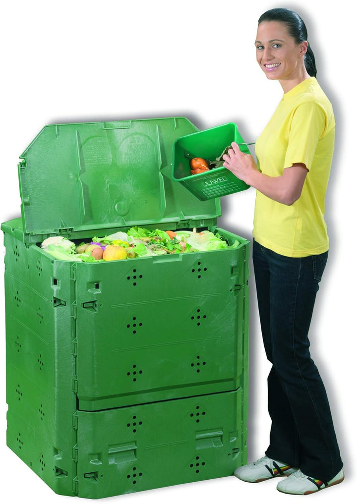 JUWEL Ganzjahres-Komposter BIO 400 (Nutzinhalt 400 l, für Garten- / Küchenabfälle, Gartenkomposter m