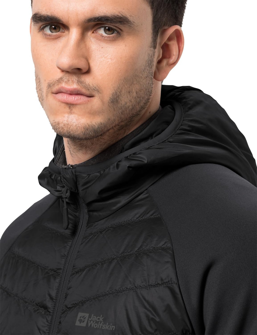 Jack Wolfskin Herren Routeburn Pro Hybrid M Fleecejacke S Schwarz, S Schwarz