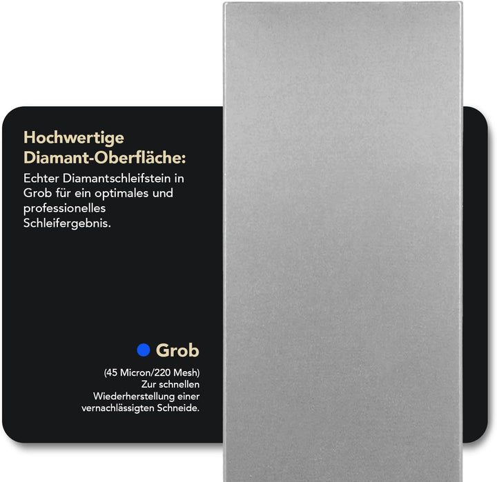 DMT Dia-Sharp® Diamant Schleifstein 11,5" Grob | Messerschärfer in Profiqualität | 30cm Wetzstein fü