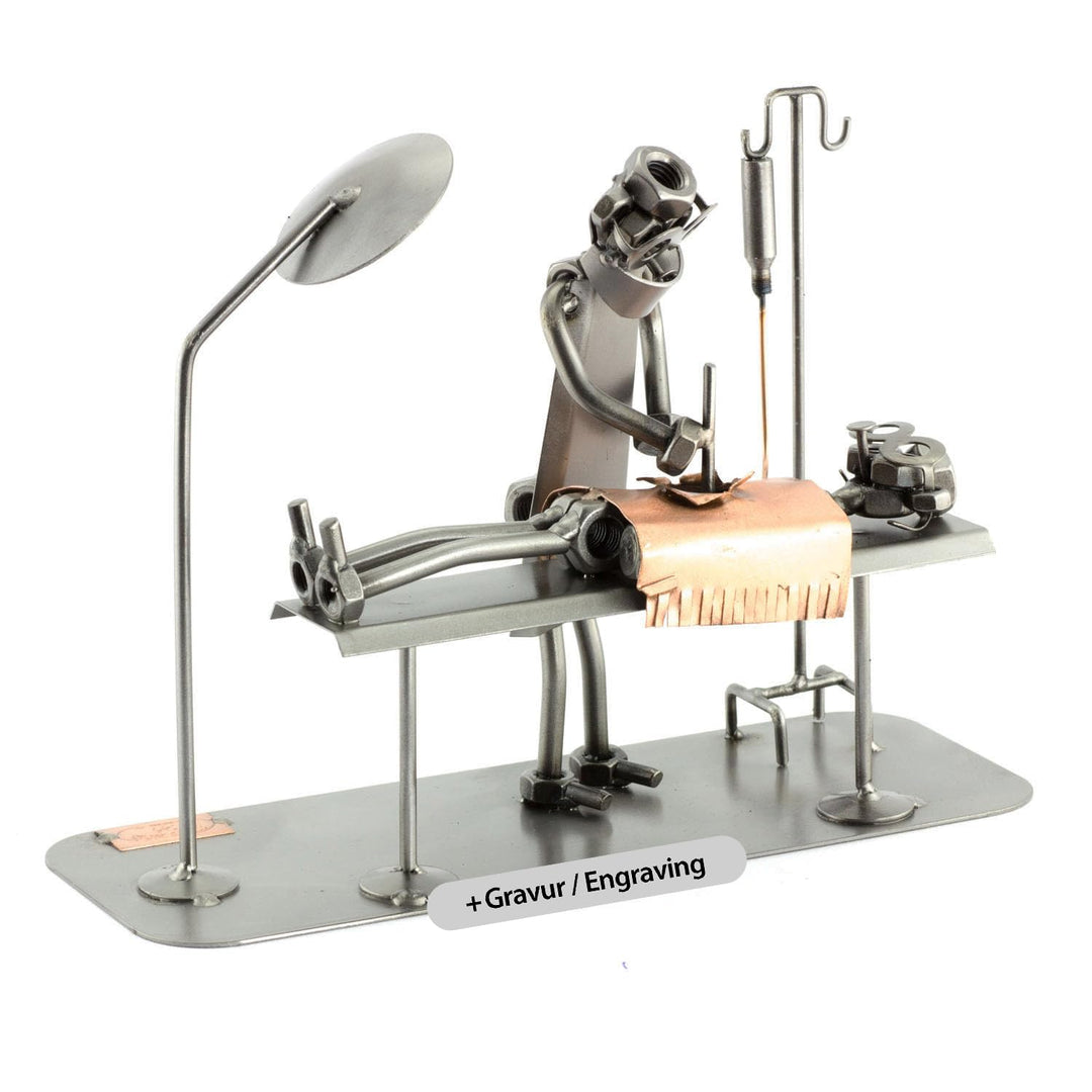 Steelman24 I Schraubenmännchen Op-Tisch Mit Persönlicher Gravur I Made in Germany I Handarbeit I Ges
