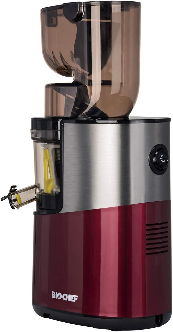 BioChef Altas Entsafter Whole Slow Juicer Pro - Ultra Leistungsstarker Motor, Einfach Gemüse & Früch