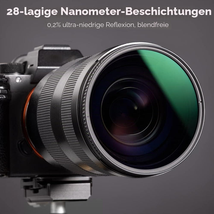 K&amp;F CONCEPT Polfilter 39mm CPL Reduzierung von Blendung und Reflexionen | für tiefere Farben, HD Opt