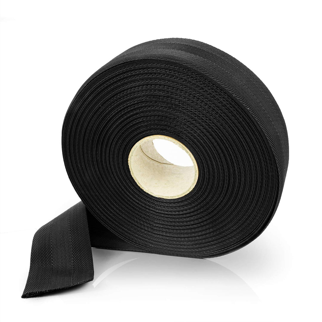 Effaband Baumanbinder 25m schwarz Breite 50 mm/Pflanzenbinder zur Baumbefestigung aus witterungsbest