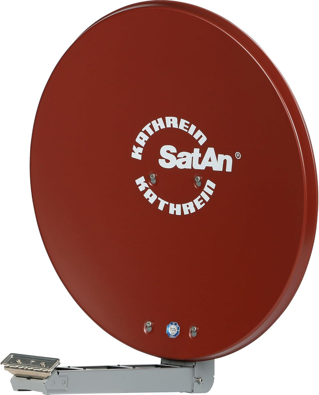 Kathrein CAS 80 Offset-Parabolantenne (Satelliten-Antenne, multifeedfähig) rot