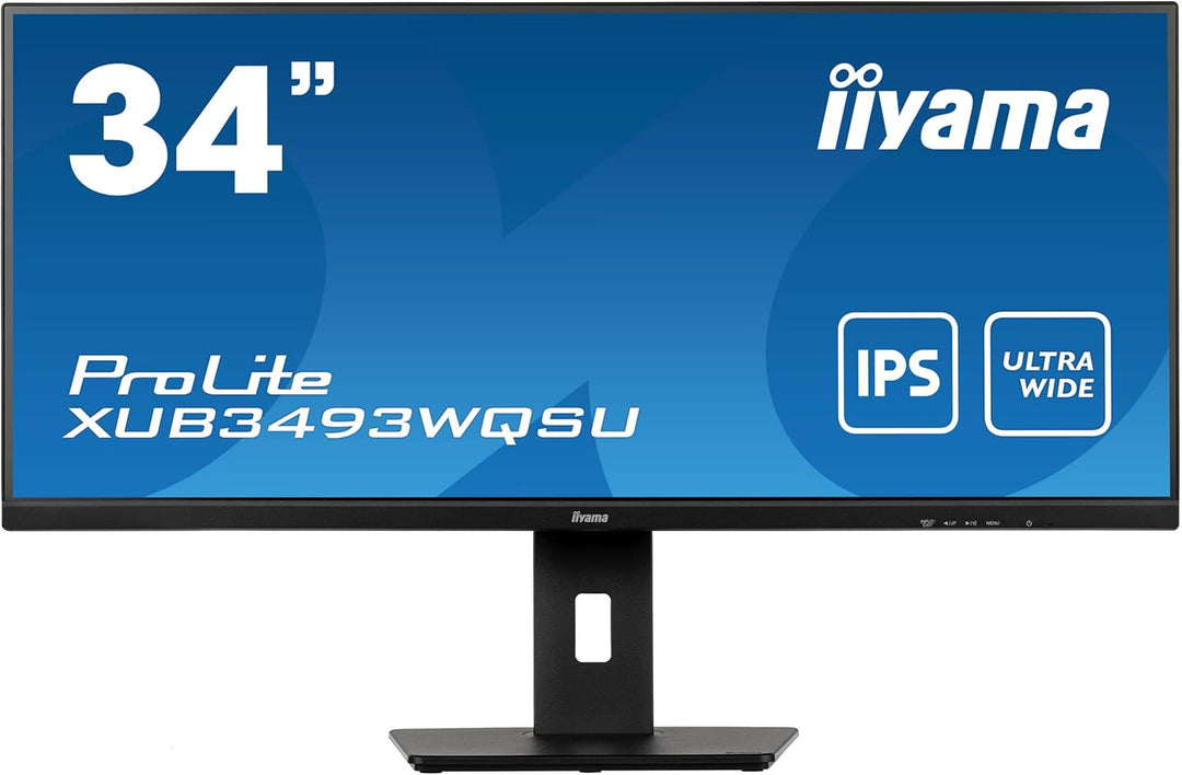 iiyama Prolite XUB3493WQSU-B5 86,7cm 34 Zoll ADS-IPS LED-Monitor UWQHD HDMI DP USB3.0 Adaptive Sync