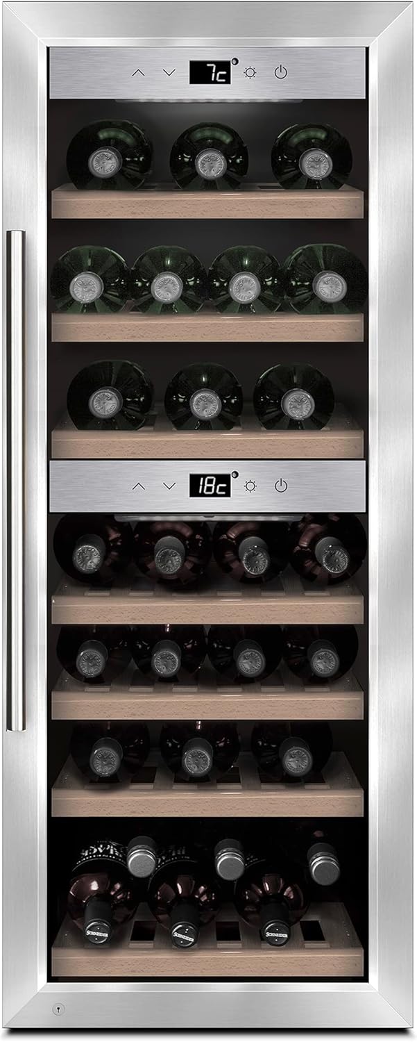 Caso Wine cooler WineComfort 380 Smart Showcase, Bottles capacity 38, Cooling type COMPRESSOR TECHNO