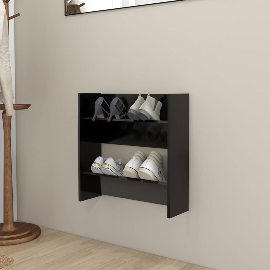 Susany Wand-Schuhschränke mit 2 Kippböden Schuhregal Schuh-Organizer Wand-Schuhschrank-Set für Flur