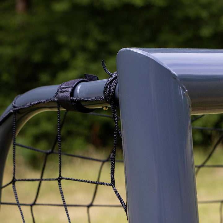 AXI Cristiano Fussballtor 180 x 120 cm in Anthrazit für den Garten | Fussball Tornetz aus Metall mit