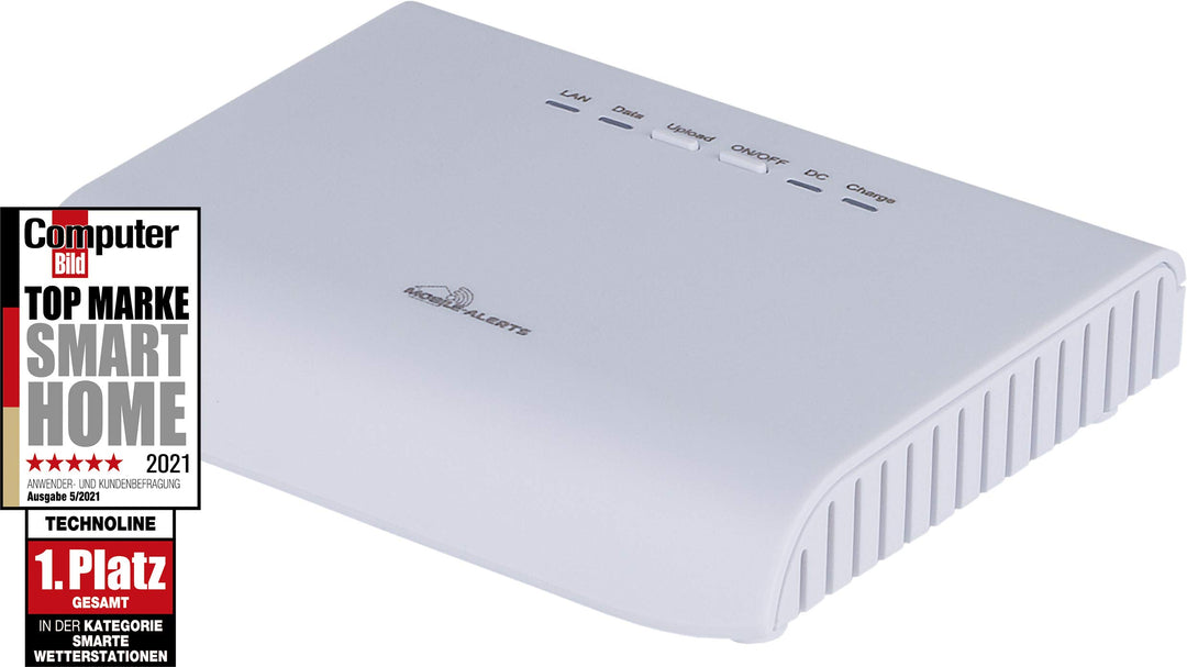 technoline Gateway 2.0 (MA12022) für Mobile Alerts Hausüberwachungssystem, weiss Gateway 2.0 MA12022