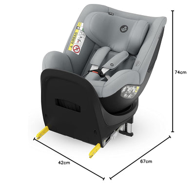 Maxi-Cosi Mica Eco i-Size, Autositz 360 Grad drehbar, 3 M–4 J (61–105 cm), i-Size Baby Autositz, 5 L