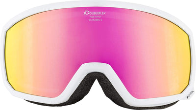 ALPINA SCARABEO S - Verspiegelte, Kontrastverstärkende & Polarisierte OTG Skibrille Mit 100% UV-Schu