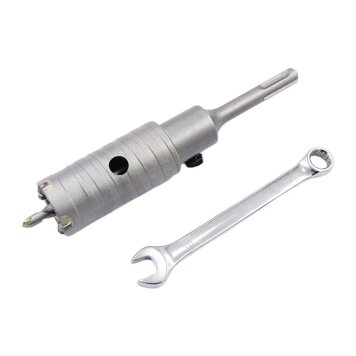 Betonbohrer 40mm mit SDS-Bit und 110mm Adapter, Hartmetall-Hohlbohrer für Ziegel, Beton, Zementstein