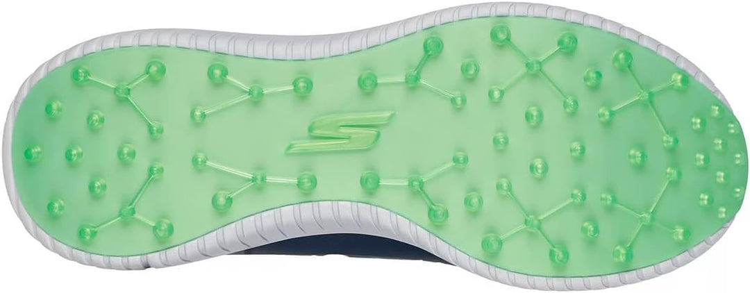 Skechers Herren Max Fairway 3 Arch Fit Spikeless Golfschuh Sneaker 43 EU Marineblau Limette, 43 EU M