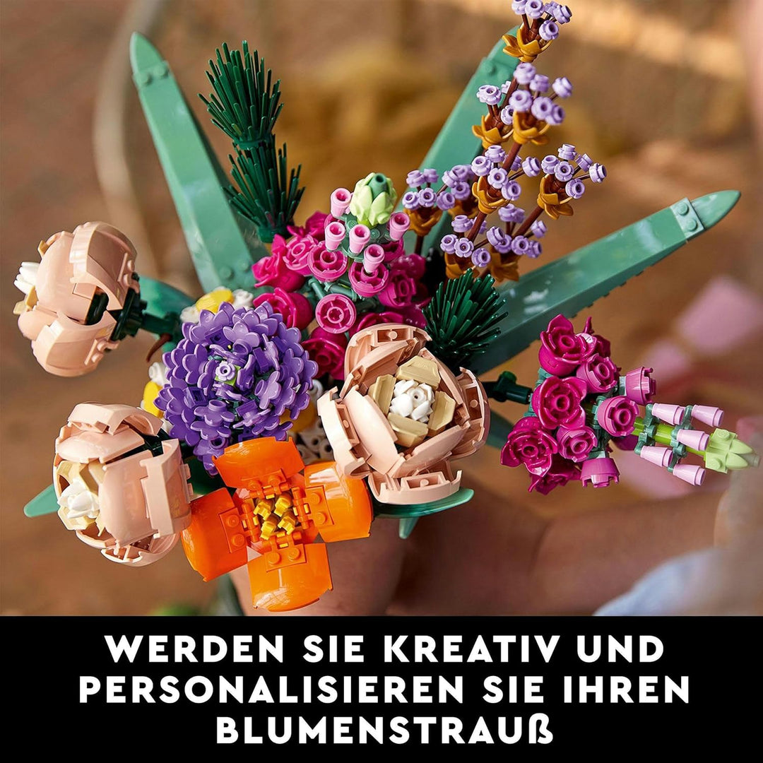 LEGO 10280 Icons Blumenstrauss, Künstliche Blumen & 10311 Icons Orchidee, Künstliche Pflanzen Set mi