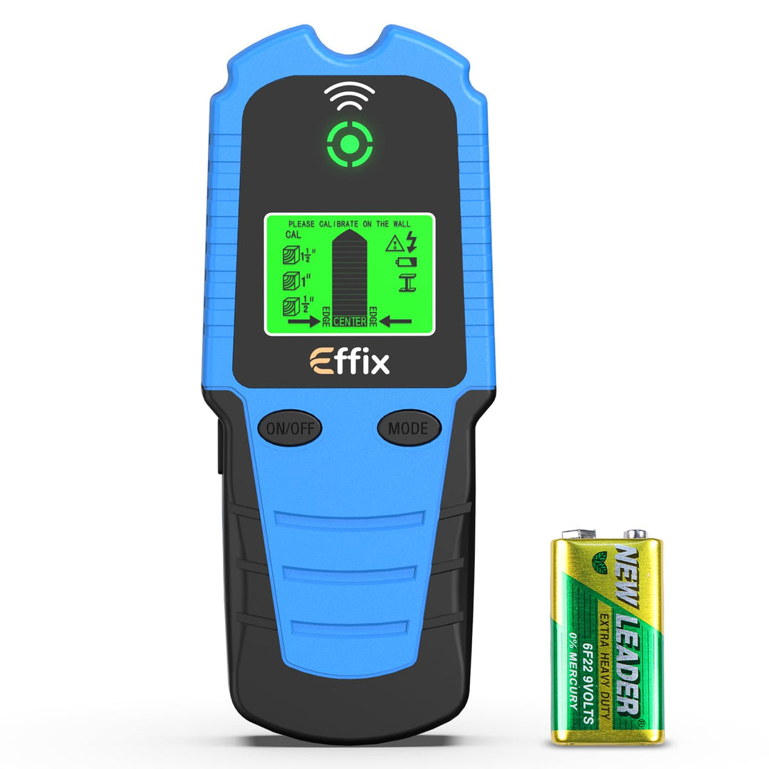 Effix Leitungssuchgerät Wandscanner - Multifunktionaler Wanddetektor Bolzenfinder mit Smartem Sensor