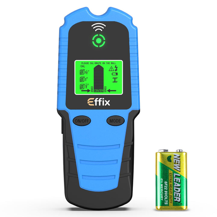 Effix Leitungssuchgerät Wandscanner - Multifunktionaler Wanddetektor Bolzenfinder mit Smartem Sensor