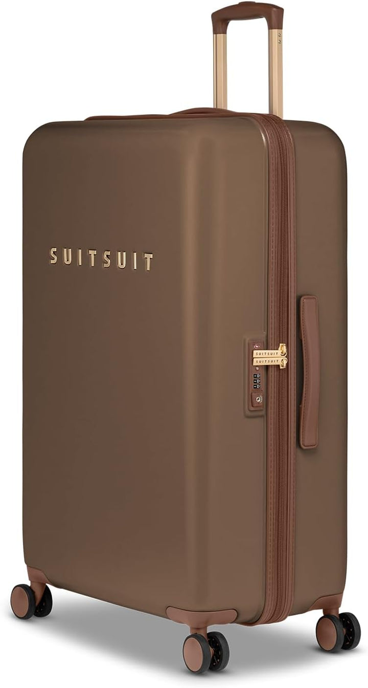 SUITSUIT Koffer Gross 76 cm - Hartschalen Reisekoffer mit Rollen - TSA-Schloss - 94 L - Fab Seventie