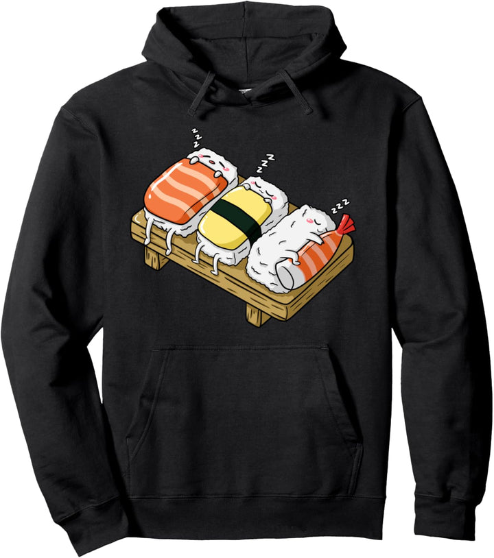 Schlafendes Sushi schläfrig Sushi-Schlaf Pullover Hoodie