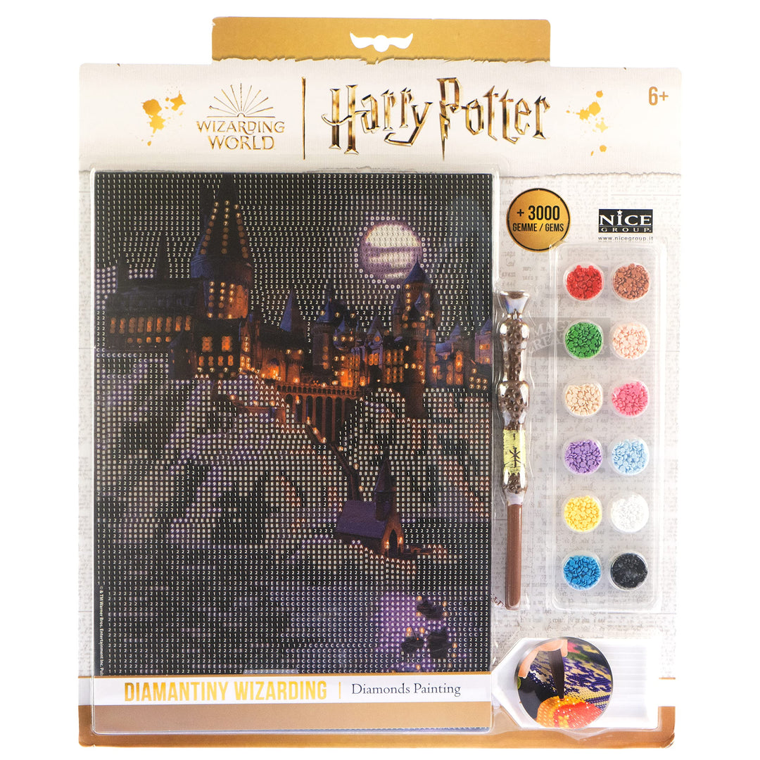 DIAMANTINY Harry Potter Landscape Boats To Hogwarts – Mosaik, Crystal Art, Diamond Painting – 1 Bild