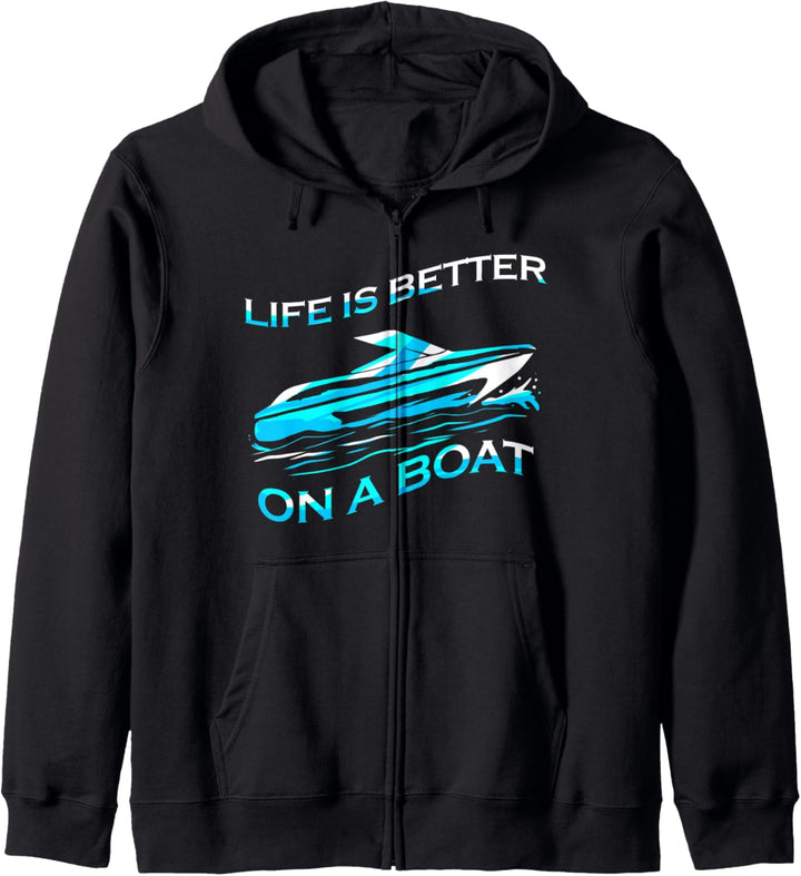 Bootsführerschein Geschenk Bootszubehör Sportboot - Kapitän Kapuzenjacke