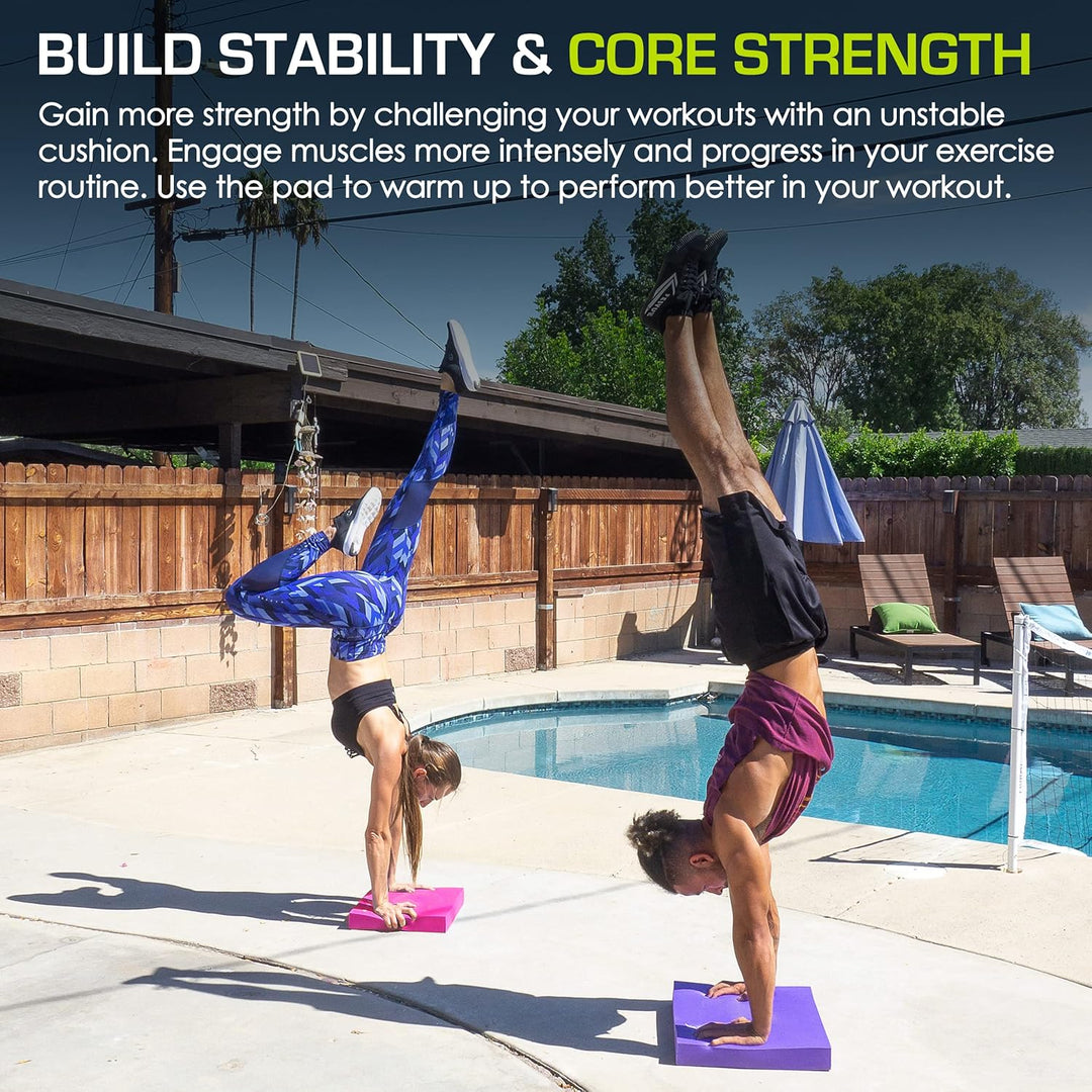 ProsourceFit Balance Pad für das Training – Grosses, Gepolstertes, Rutschfestes Balancekissen & Glei