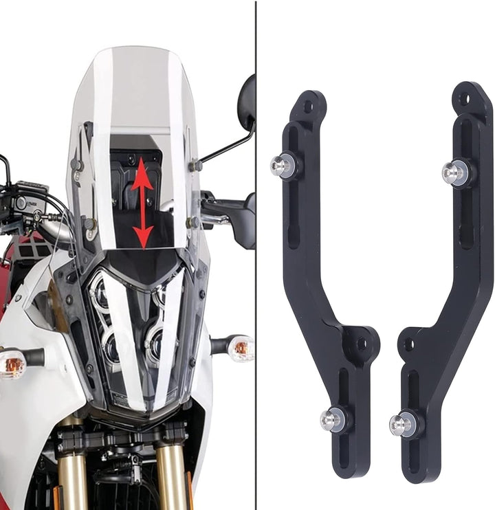 Motorrad-Windschutzscheibenversteller, 1 Paar Verstellbare Motorrad-Windschutzscheibenversteller Win