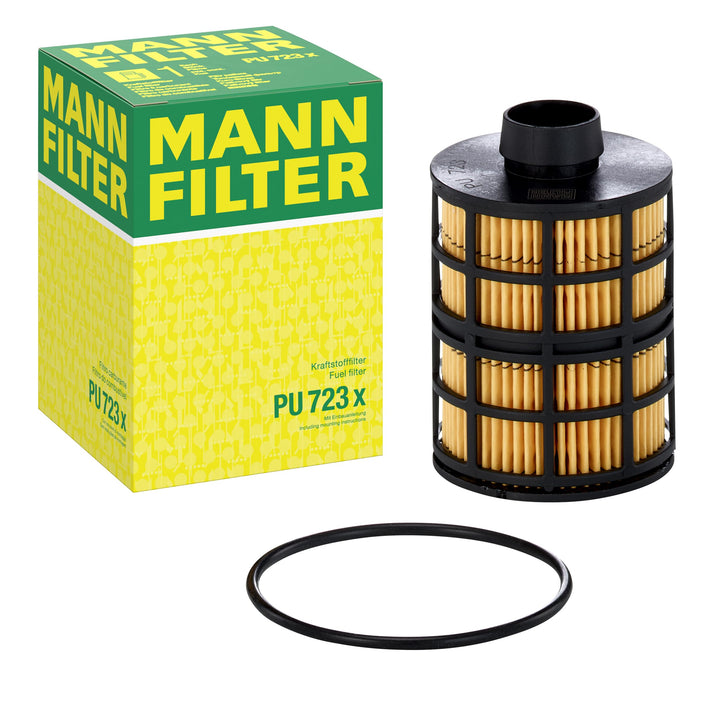 MANN-FILTER PU 723 X Kraftstofffilter – Kraftstofffilter Satz mit Dichtung / Dichtungssatz – Für PKW