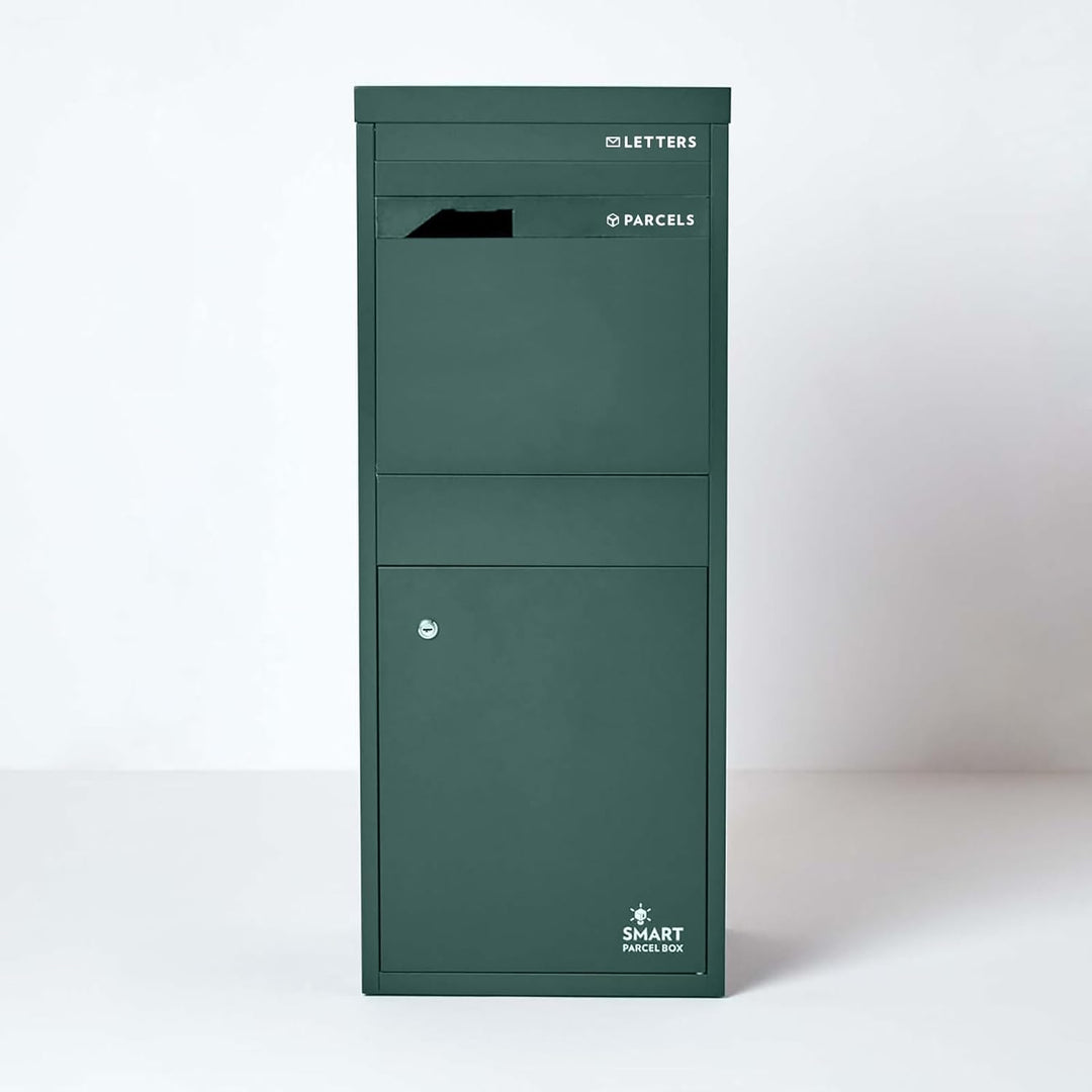 SMART PARCEL BOX Paketbox draussen, Standbriefkasten mit Paketfach, Paketbriefkasten XXL, grosse Pos