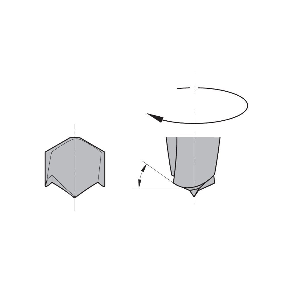 PUNTA FORATRICE F/CIECO XTREME HW S=10x30 D=5x35x70 DX