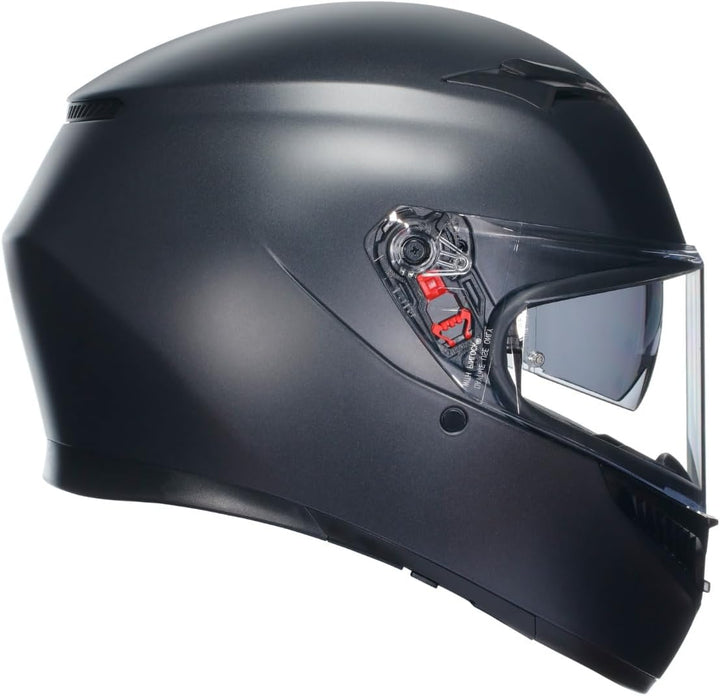 AGV - K3 E2206 MPLK Motorradhelm, Herren Integralhelm, ECE Vollvisierhelm mit Schweissabsorption, Sp