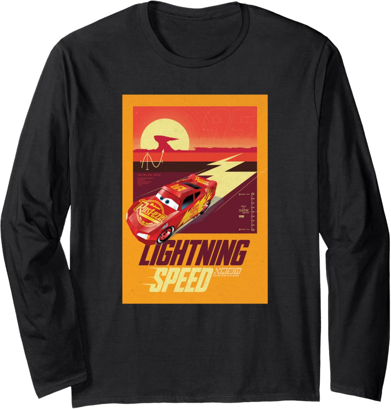 Disney Pixar Cars Lightning Speed McQueen Langarmshirt