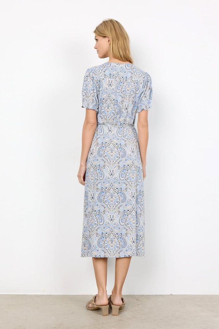 SOYACONCEPT Damen SC-Laya 5 Kleid XS Blau, XS Blau