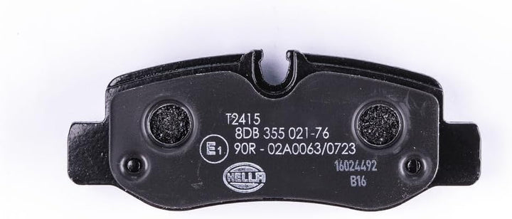 HELLA PAGID 8DB 355 021-761 Bremsbelagsatz - T2415 - Dicke/Stärke: 18.4mm - Bremssystem: Brembo - fü