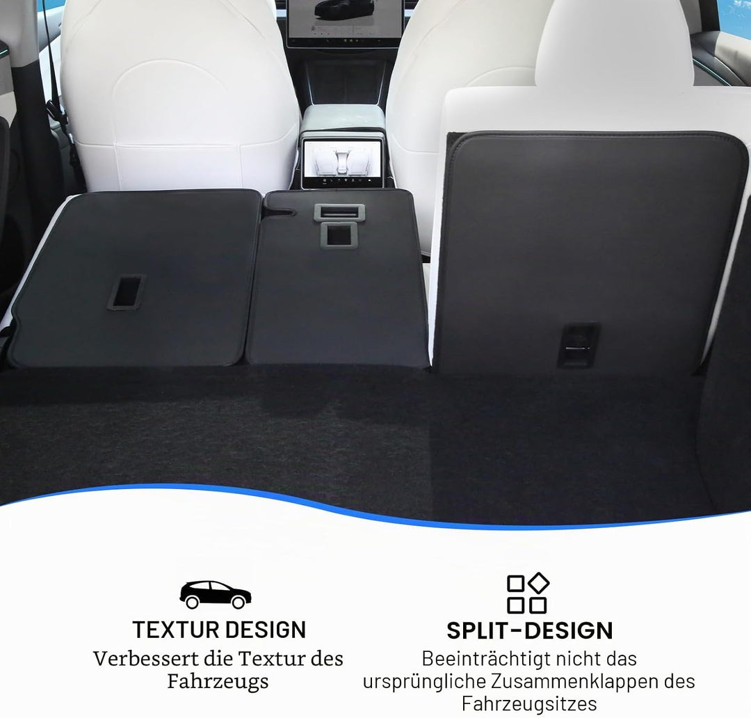 Rücksitzbezug für Tesla Model Y Juniper Zubehör 2026 2025 (5-Sitze) Rückenlehnenschutz Allwetter 2.