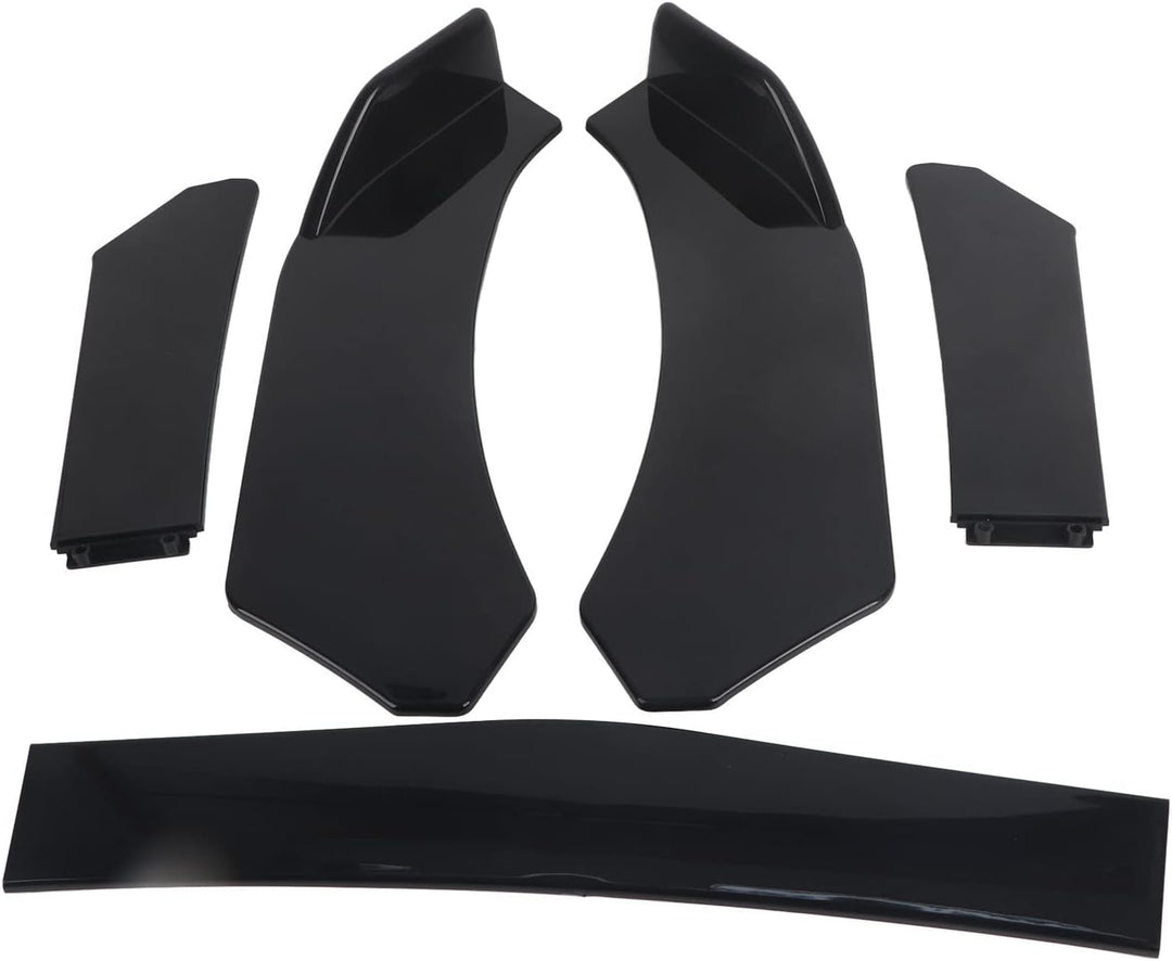 Fydun 5 Stücke Frontstossstange Lip Body Kit Spoiler Air Chin Body Kit ABS Lip Splitter Spoiler Diff