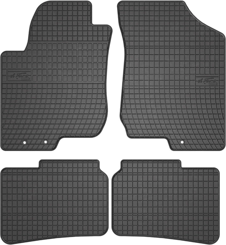 SMK Gummimatten Auto Fussmatte passt für Hyundai i30 I 2007-2012 Verbessern Sie Ihren Reisekomfort m