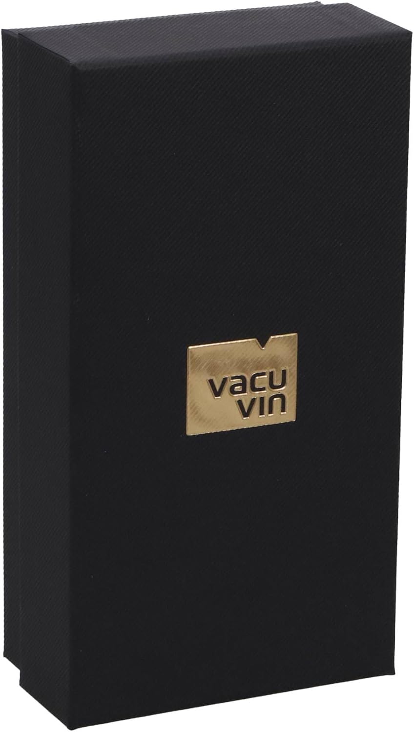Vacu Vin Elektrischer Weinsaver - mit 2 Stopfen, wiederaufladbarer Vakuumverschluss, ideal zum Konse