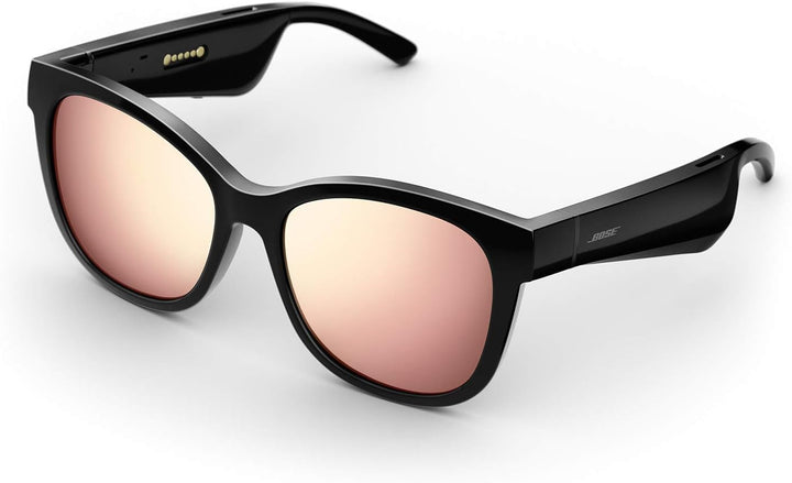 Bose Frames Brillengläser-Kollektion, Modell Soprano in Roségold verspiegelt (polarisiert), austausc