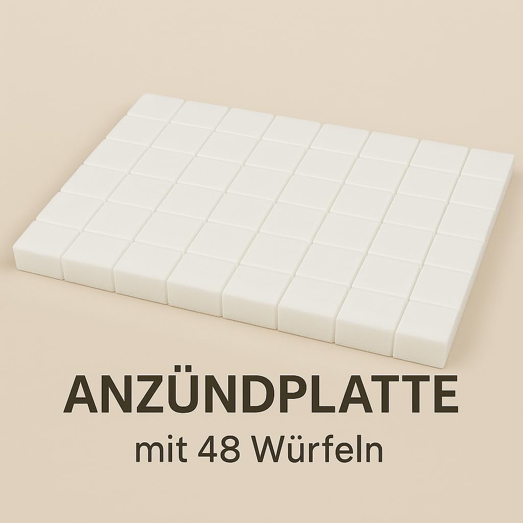 Blumixx Anzündwürfel – Grillanzünder, Kaminanzünder und Kohleanzünder – Perfektes Grill Zubehör für