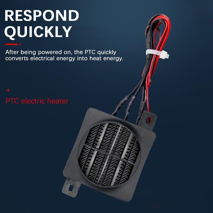 PTC Heizung 12V, Lufterhitzer Energiesparend PTC Heizelement 12V 150W mit Konstanter Temperatur Heiz