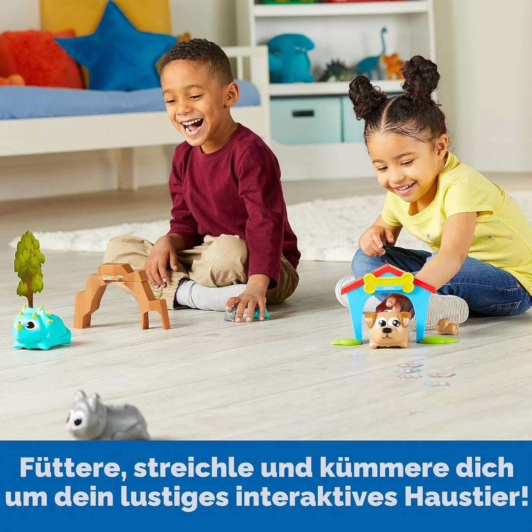 Learning Resources Coding Critters: Rumble &amp; Bumble, Ab 4 Jahren, Programmierbare Dinos, Fördert Min