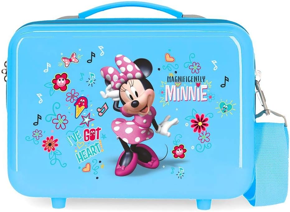 Disney Love Minnie Anpassungsfähiger Schönheitsfall Blau 29x21x15 cms ABS Azul 29x21x15 cms, Azul 29
