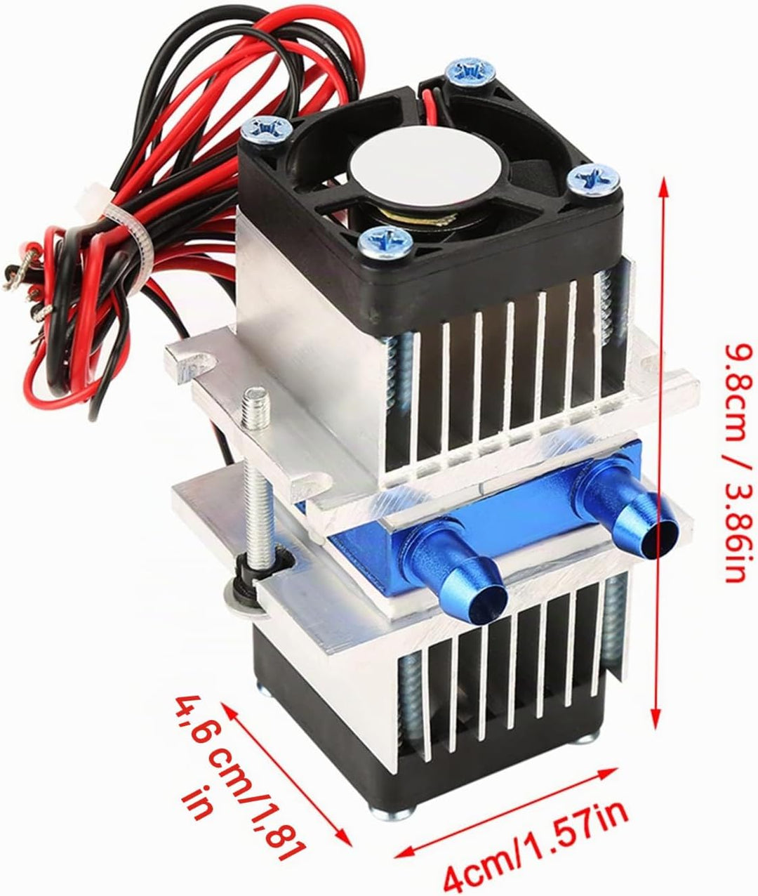 DIY Semiconductor Water Cooling Systems Gerät Thermoelektrischer Peltier-Kühler Kühlung(120W), 120w