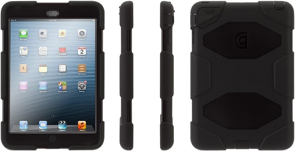 Griffin Survivor Schutzhülle für iPad mini /2/3 - schwarz/schwarz/schwarz Survivor All-Terain Apple