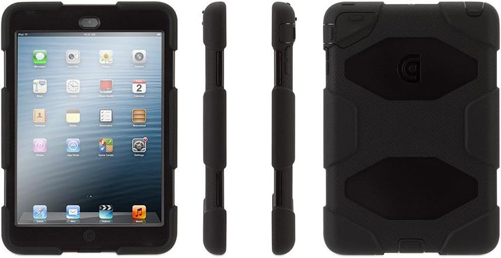 Griffin Survivor Schutzhülle für iPad mini /2/3 - schwarz/schwarz/schwarz Survivor All-Terain Apple