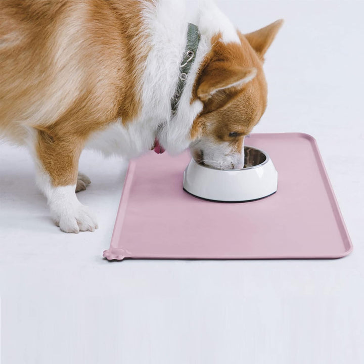 AUDWUD Silikon wasserdicht Hund und Katze Haustier Fütterung Matte,Anti-Rutsch-Tiernapf Matte,Hausti