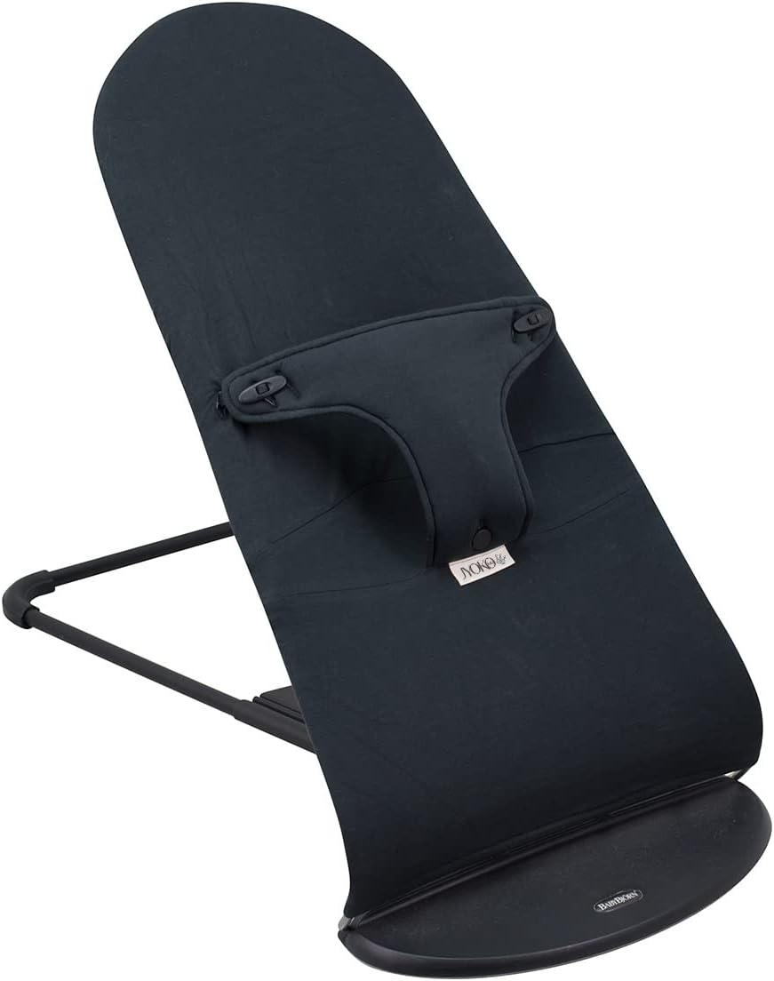 JYOKO KIDS Bezug kompatibel mit Babybjorn Bliss, Balance, Soft (Black Series, Baumwolle), Black Seri