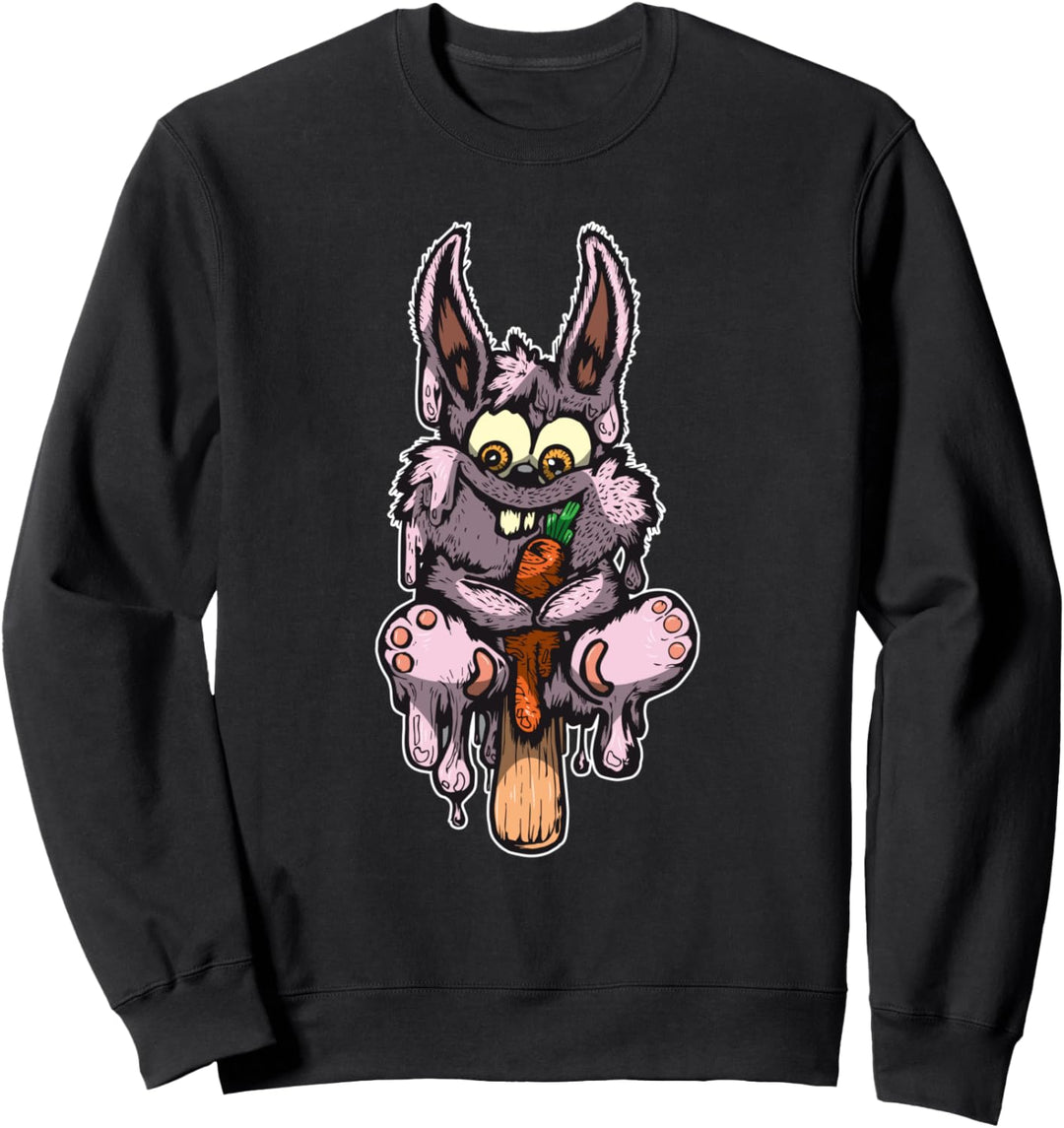 Schmelzender Hase Eis - Eiscremeförmige Tiere Sweatshirt